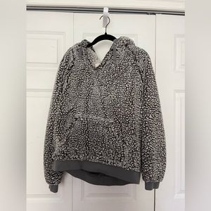 Gray Sherpa Sweatshirt